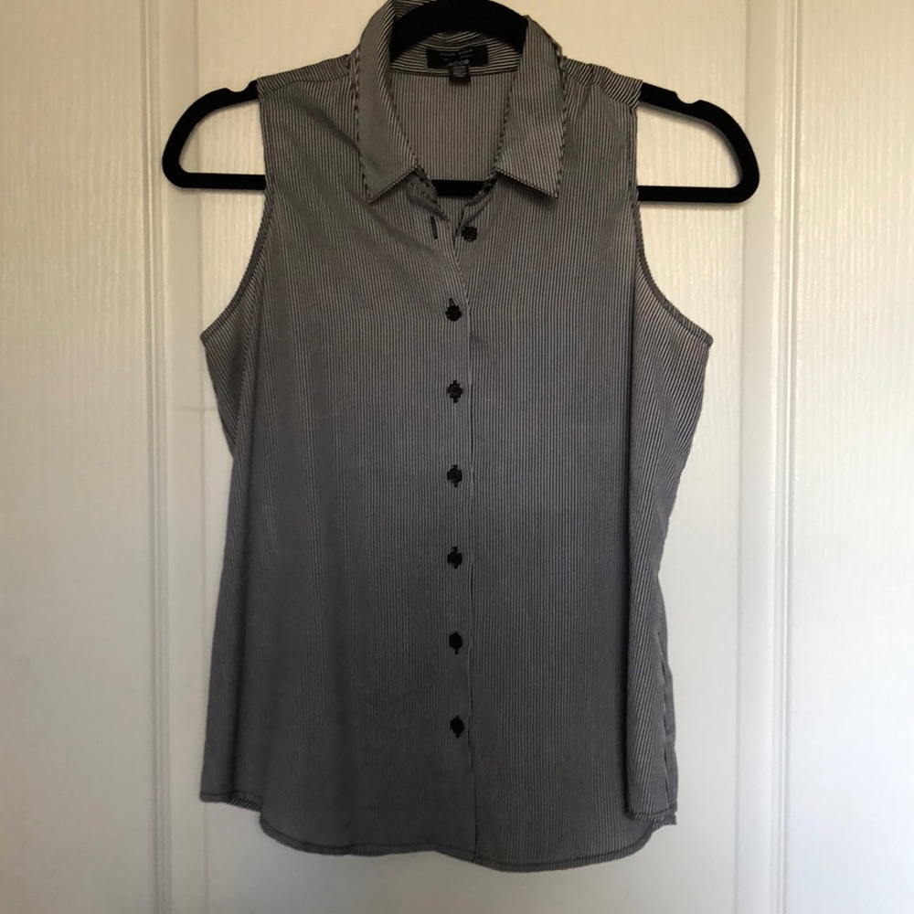 2 for $25 Jacob: navy white button down shirt